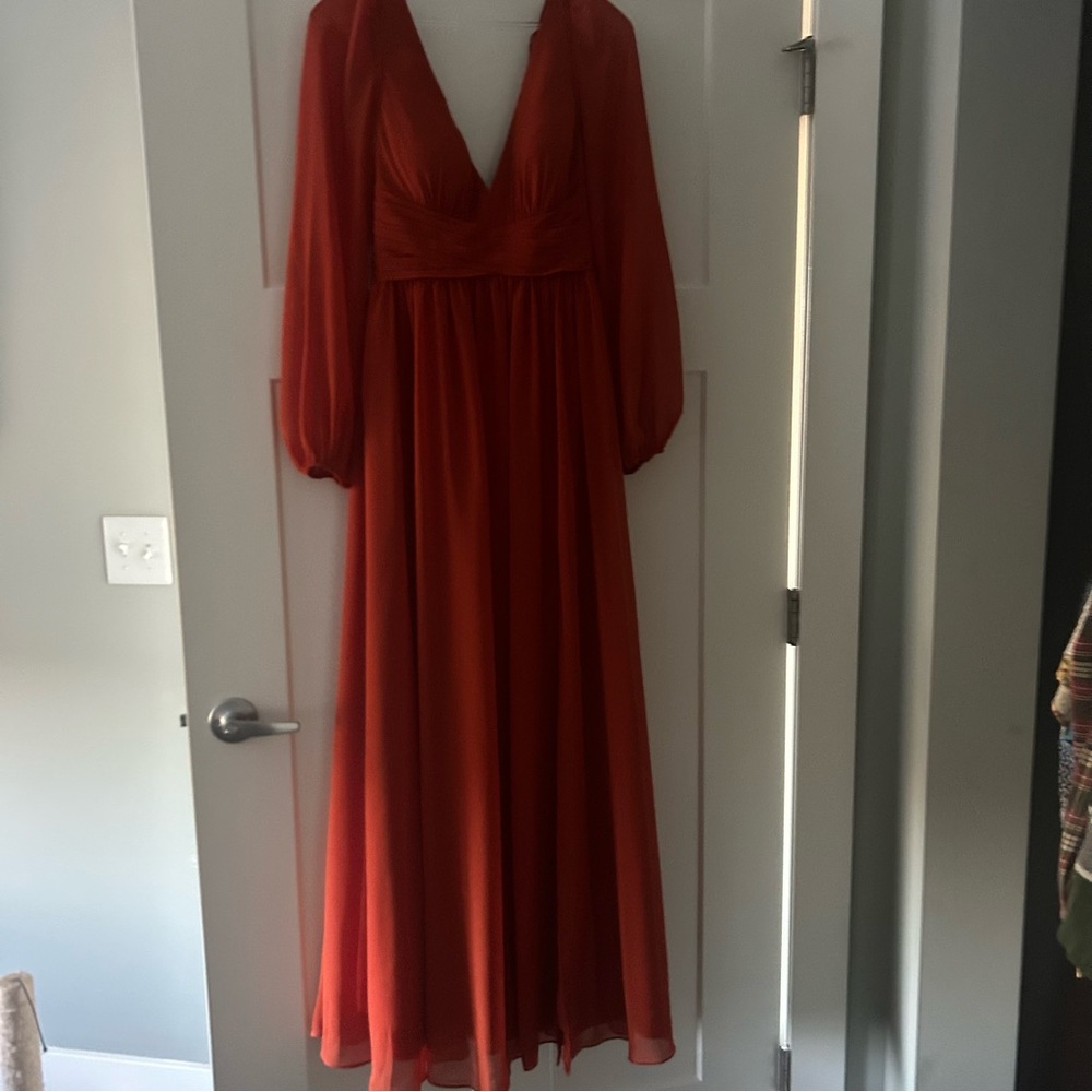 Azazie long sleeve bridesmaid dress